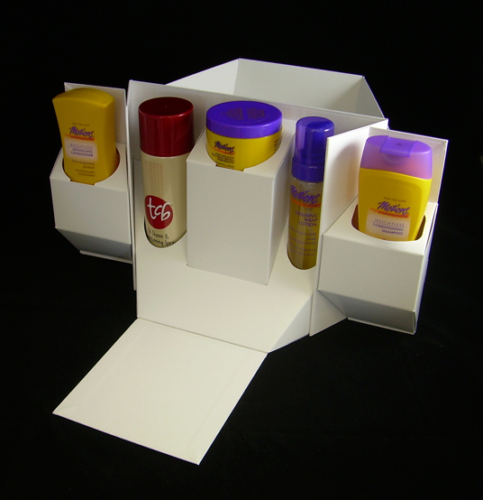 Test visual and structured folding carton packaging 