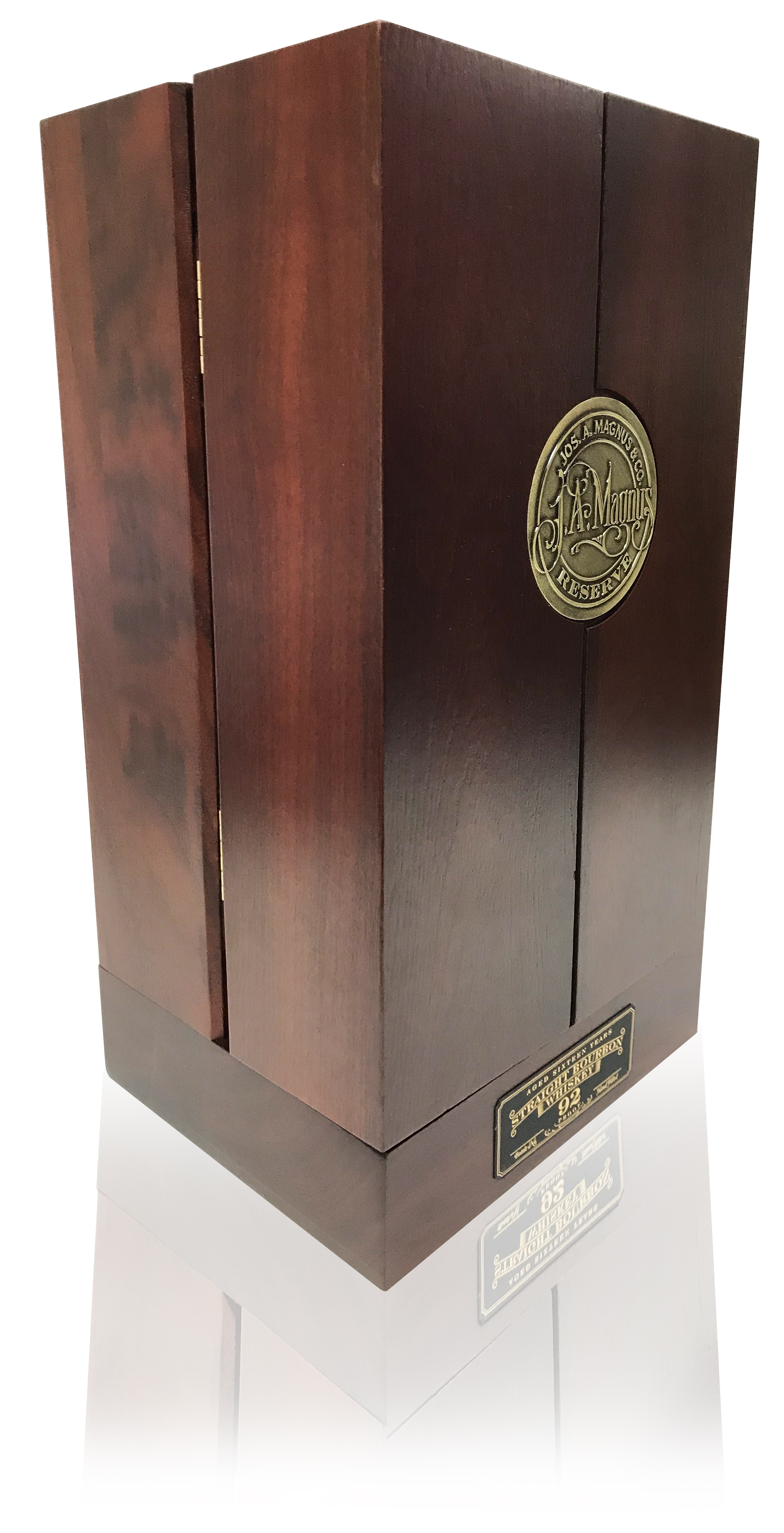 Jos A Magnus Angled Packaging Bourbon Case.